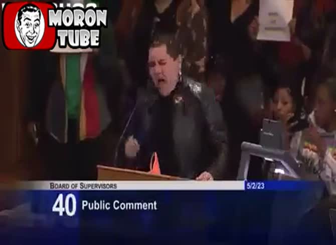 Video :A pro-trans activist is upset over the thief's death